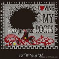 Loving my roots hotfix rhinestone transfer 1