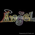 Angel wings rhinestone iron on transfers 3