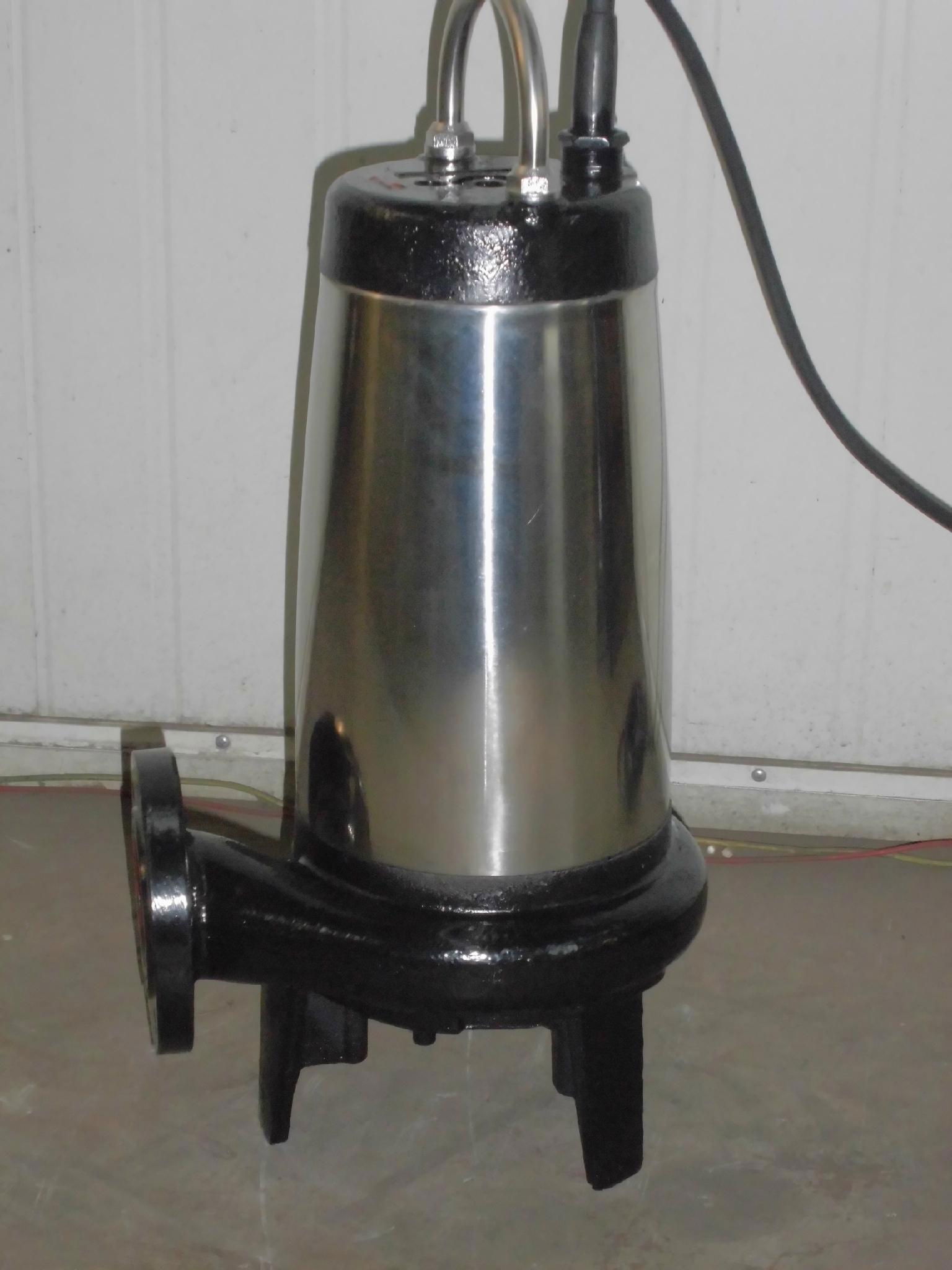 High Head No clogging sewage pump with cutter