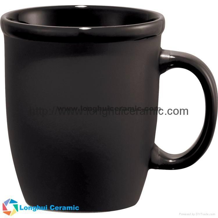 13oz Customized cozy cafe au lait ceramic mug 2