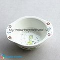4.5'' Custom cartoon pattern printed children's ceramic bowl with two ears 2