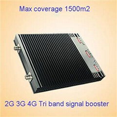 2G 3G 4G 1800 2100 2600MHz Tri Band Cell Phone Signal Booster