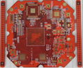 8 layers impedance PCB with red soldermask 1