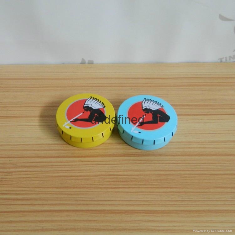 Round projectile mints tin cans TSM5022 Tinsmaker (China