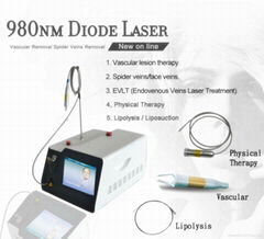 Professional Diode Laser Type 980nm Diode Laser on Blood Vessel Therapy