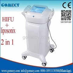 2016 New Hifu Liposonix 2 in1 Fat Slimming Machine for sale