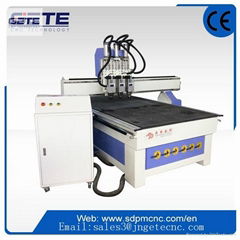 three-head wood cnc router 