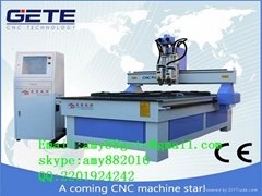 two-head wood cnc router hot selling in china 