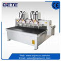 jinan gete multi-head 3d cnc wood cnc