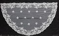 Spanish white traditional style noble classic embroidery lace mantilla