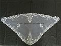 European traditional style noble classic embroidery lace white mantilla veils 4