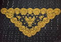 Yellow Embroidery Spanish Lace Mantilla 2