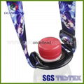 Custom eco-friendly polyester material adjustable bottle holder lanyard  2