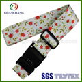 Custom promotion polyester material printed digital lock suitcase l   age strap 7