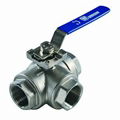 3-Way Ball Valve ISO-direct Mounting Pad