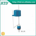 Adjustable toilet fill valve with silent designe