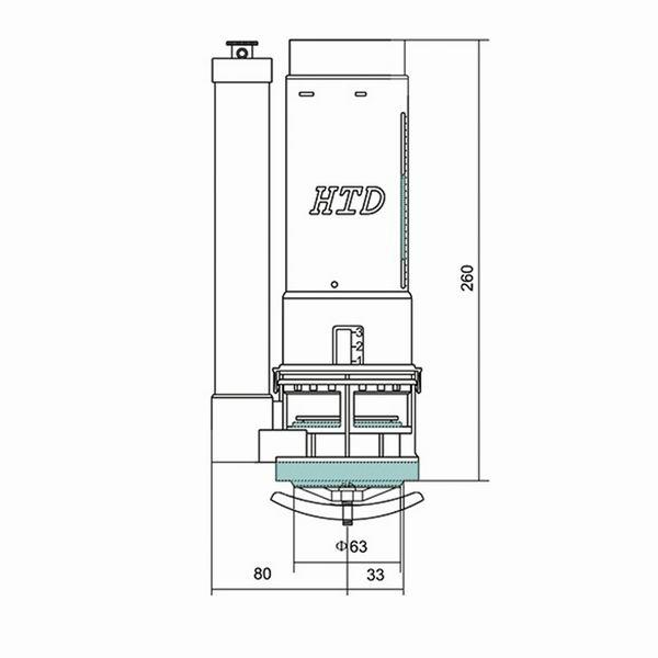  One-piece dual flush valve toilet flush valve 2