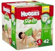 H   ies Little Mover slip on Baby Diapers