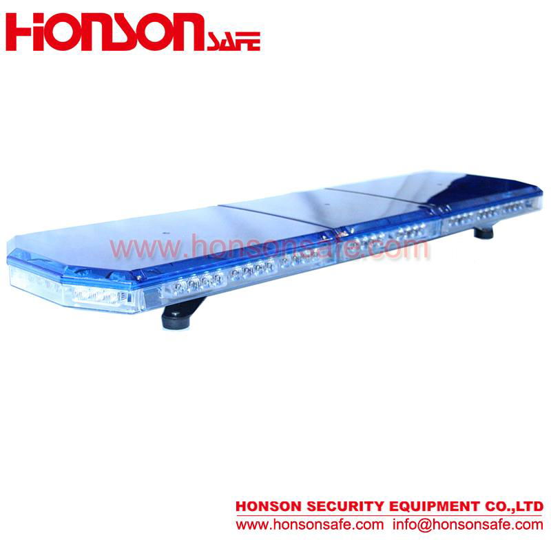 Low-profile LED Warning Flashing Vehicle Lightbar with 100W Siren Speaker HS4120 2