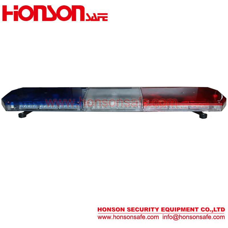 Low-profile LED Warning Flashing Vehicle Lightbar with 100W Siren Speaker HS4120 4