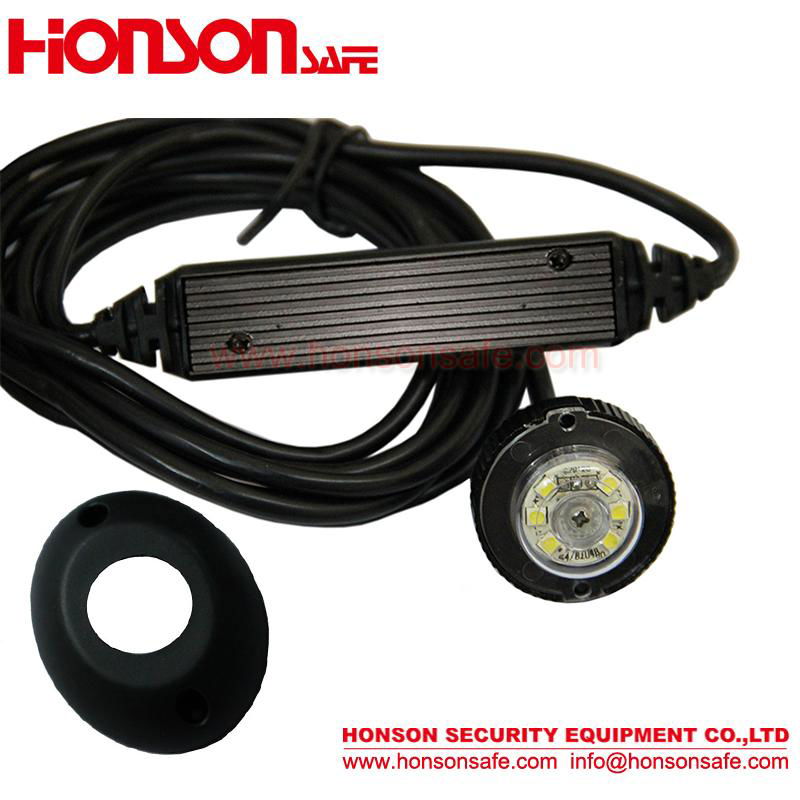 Popular Amber and Blue LED Strobe Hide A Way Lights for Police Vehicle HA-61B 4