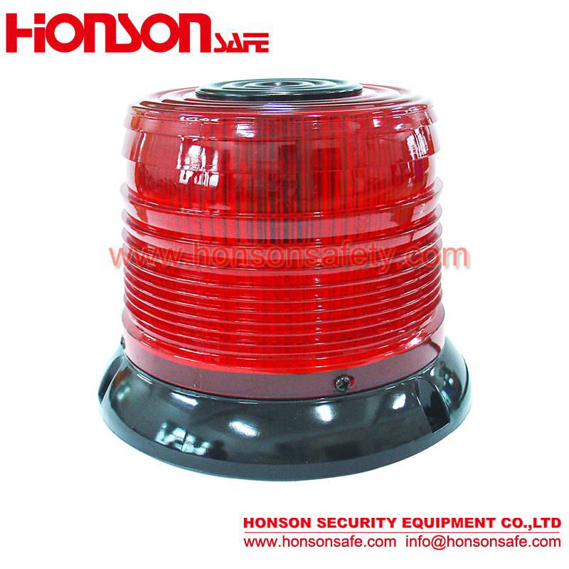 Amber LED Emergency Vehicle Circle Beacons Magnetic Mount HTL-314 3