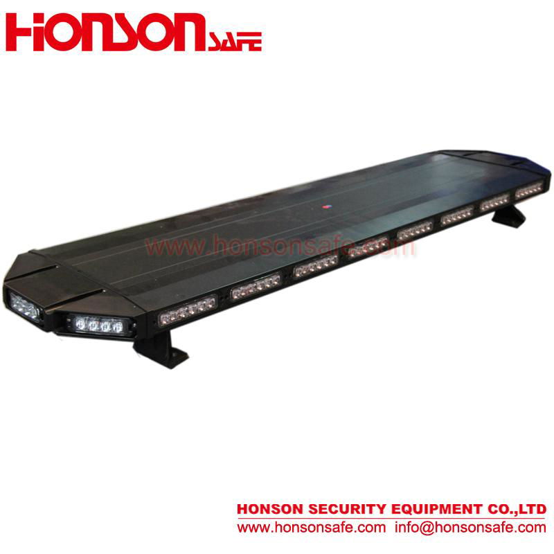 Hot super Low-Profile Aluminum alloy Body with hige power leds warning lightbar 