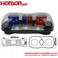 Led warning lightbar Clear PC Cover LED Beacon Lights emergency Mini Lightbar 2