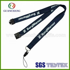 wholesale reflective ink camouflage screen printing Lanyard