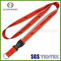 Rush Polyester custom logo printed lanyard  4