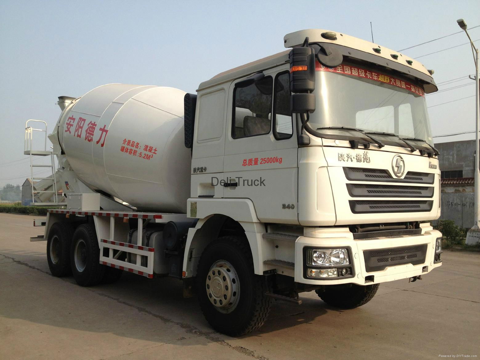 AYDL-Shacman cement mixer truck 4