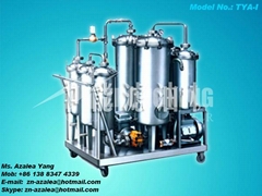 Series TYA-I Phosphate Ester Fire-resistant Hydraulic Oil Purifier