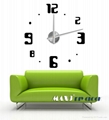 3D Frameless Large Wall Clock