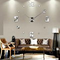 3D Frameless Large Wall Clock  2