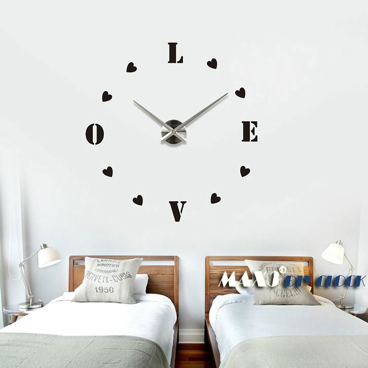 Modern Art Design 3D DIY Wall Clock  2