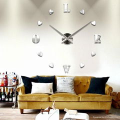 Modern Art Design 3D DIY Wall Clock