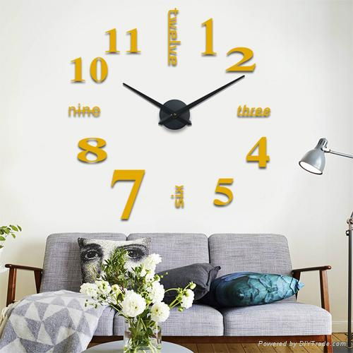 Diy different shape wall clock  2