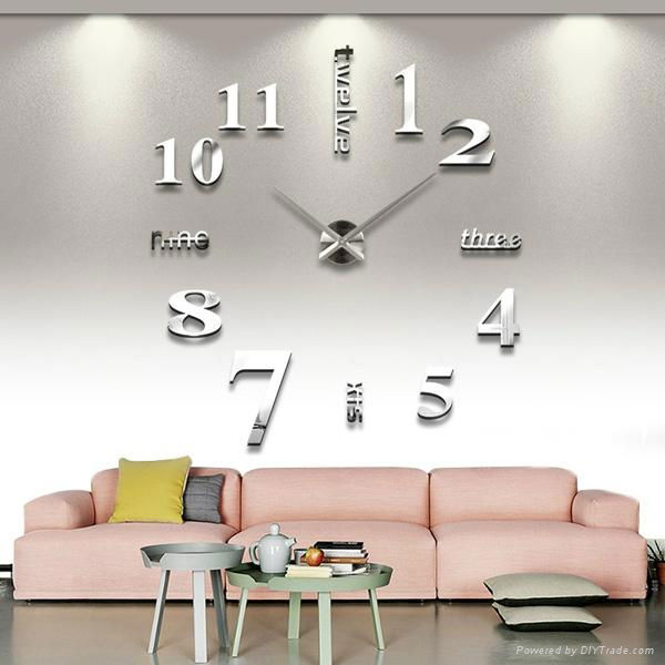 Diy different shape wall clock  3