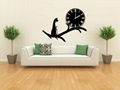 Creative wall sticker clock  1