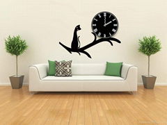 Creative wall sticker clock