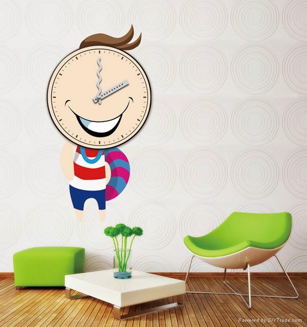 Creative wall sticker clock 25A001 MAX3 brand (China Manufacturer