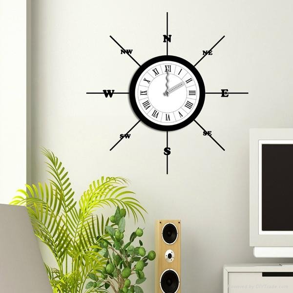 Creative wall sticker clock  5