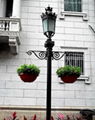 LED light  lamp pole galvanized street