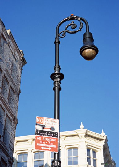 LED light  lamp pole galvanized street lighting poles 4