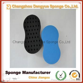 Colorful EVA and PU popular Sponge Brush durable Magic Twist Hair Sponge 4