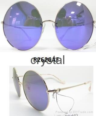 round shape fashion polarized sunglasses 2
