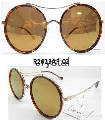 round shape fashion polarized sunglasses