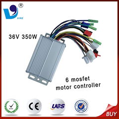 800w 36v Electric motor controller 6 Tubes