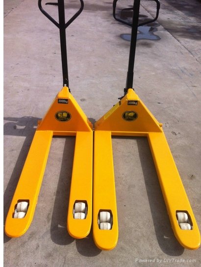 hand pallet jack 200mm lifting height narrow aisle straddle truck 2