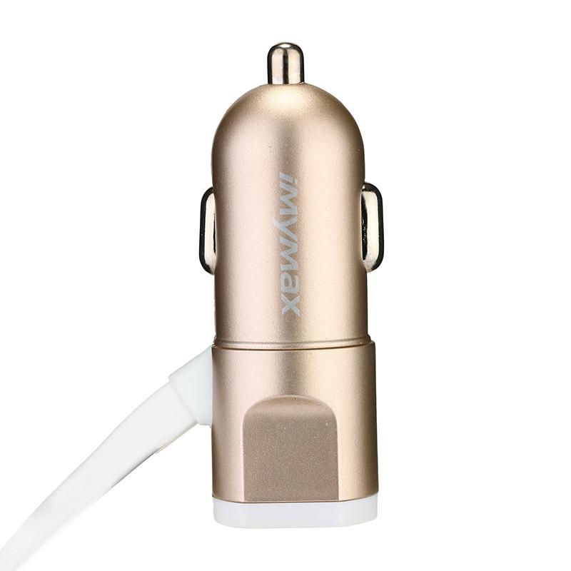 8pin Lighting Micro USB 2 in 1 3.4A Fast Charge Car Charger 2